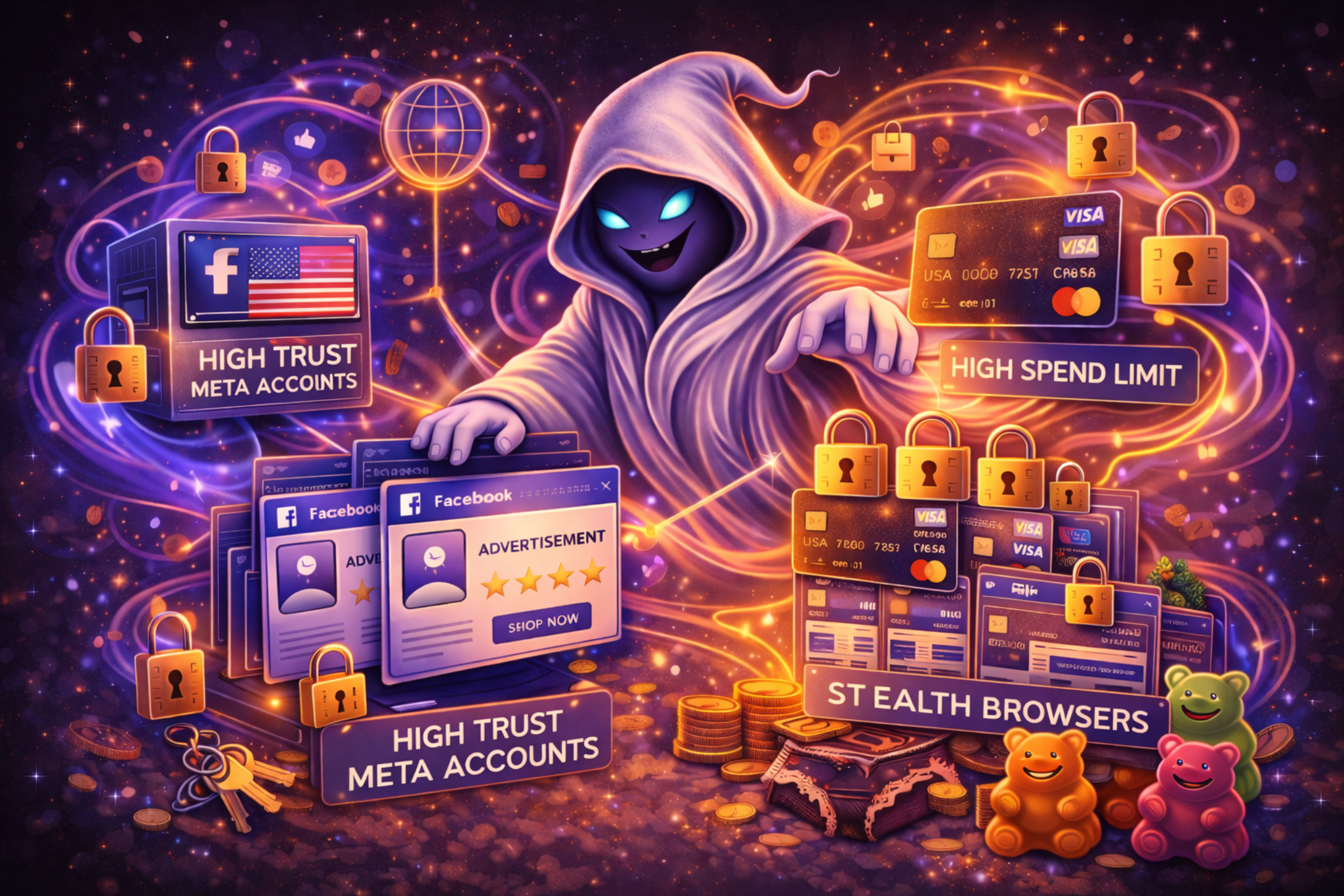 Phantom Ads logo artwork