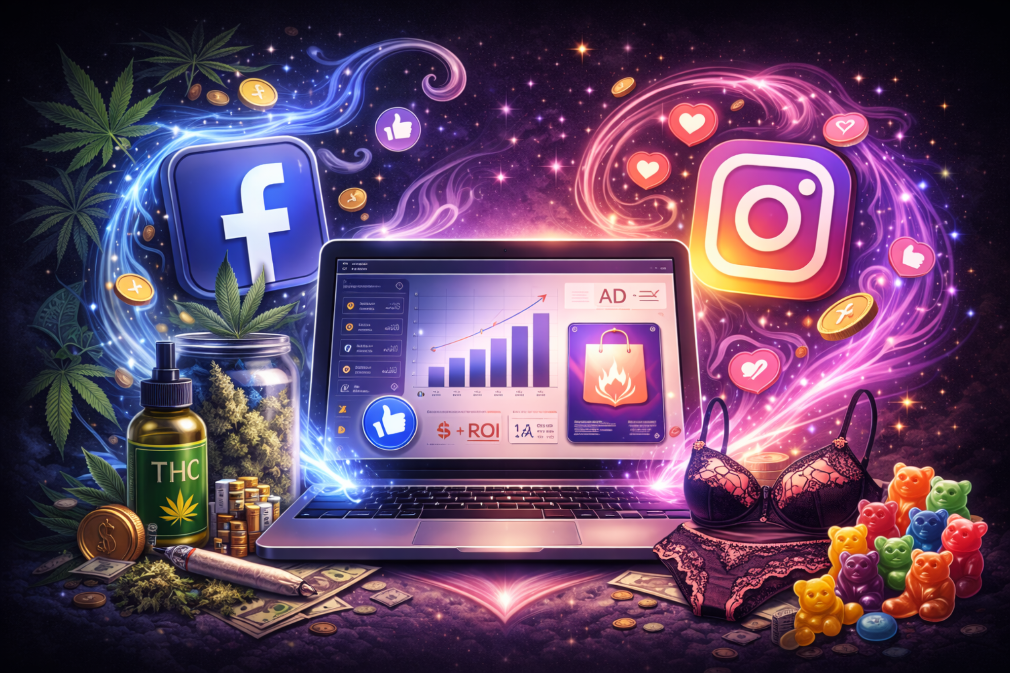 Phantom illustration: new orders and dashboard